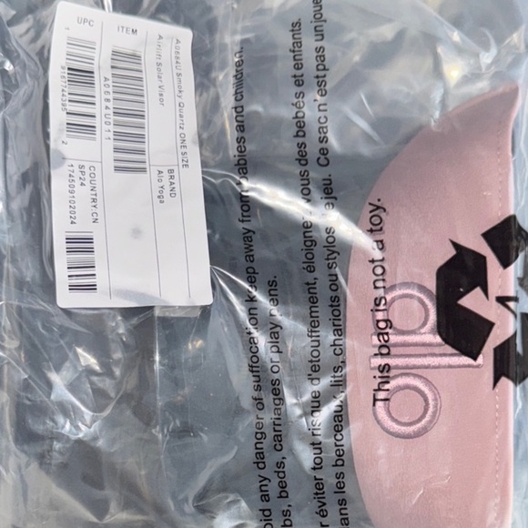 Alo Yoga | Airlift Solar Visor | Smoky Quartz - Picture 4 of 4